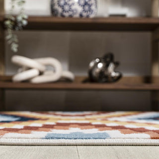 Jaali Diamond Kilim Geometric Area Rug