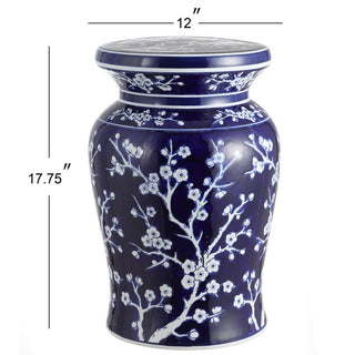 Scholar 17.7" Ceramic Garden Stool