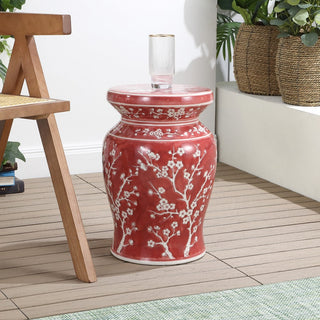 Scholar 17.7" Ceramic Garden Stool