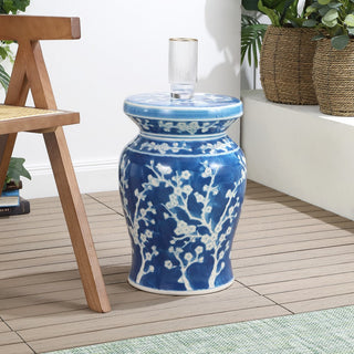 Scholar 17.7" Ceramic Garden Stool