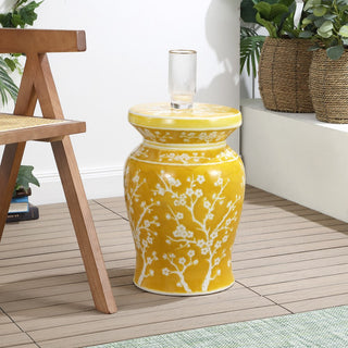 Scholar 17.7" Ceramic Garden Stool