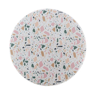 Ceramic 17.5" Terrazzo Ceramic Garden Stool