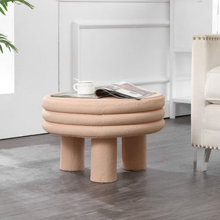 Rashida 13.5" Contemporary Minimalist Curvy Low Accent Table