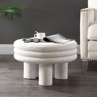 Rashida 13.5" Contemporary Minimalist Curvy Low Accent Table