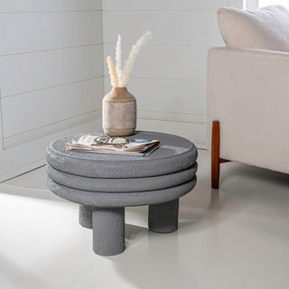 Rashida 13.5" Contemporary Minimalist Curvy Low Accent Table