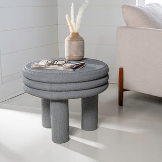 Rashida 13.5" Contemporary Minimalist Curvy Low Accent Table