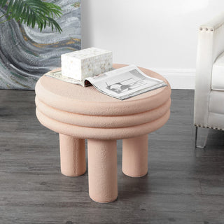 Rashida 13.5" Contemporary Minimalist Curvy Low Accent Table