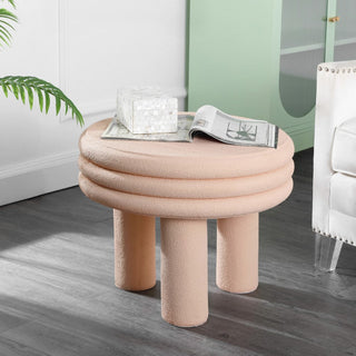 Rashida 13.5" Contemporary Minimalist Curvy Low Accent Table