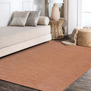 Nieleon Ethan Modern Flatweave Solid Area Rug