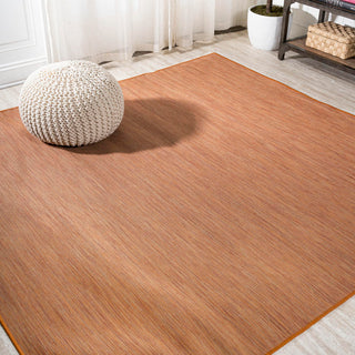 Nieleon Ethan Modern Flatweave Solid Area Rug