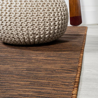 Nieleon Ethan Modern Flatweave Solid Area Rug