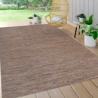 Nieleon Ethan Modern Flatweave Solid Area Rug