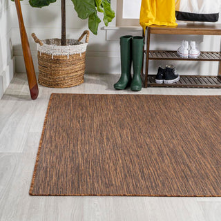 Nieleon Ethan Modern Flatweave Solid Area Rug