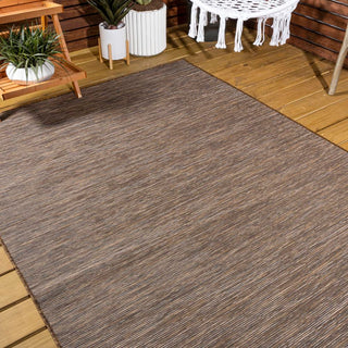 Nieleon Ethan Modern Flatweave Solid Area Rug