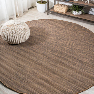 Nieleon Ethan Modern Flatweave Solid Area Rug