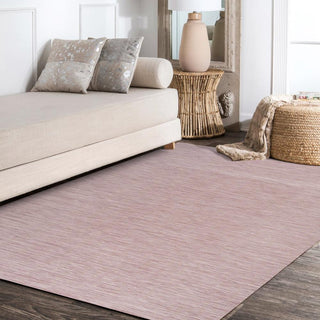 Nieleon Ethan Modern Flatweave Solid Area Rug