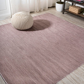 Nieleon Ethan Modern Flatweave Solid Area Rug