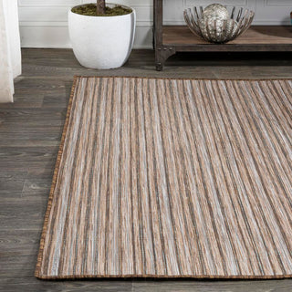 Aeran Finn Modern Farmhouse Pinstripe Area Rug