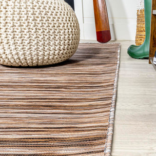 Aeran Finn Modern Farmhouse Pinstripe Area Rug