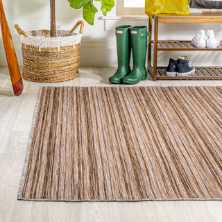 Aeran Finn Modern Farmhouse Pinstripe Area Rug