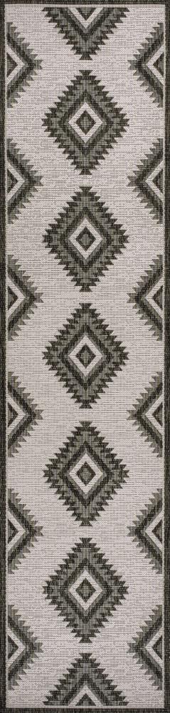 Antique Geometric Moroccan Diamond Indoor/Outdoor Area Rug