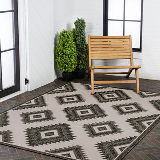 Antique Geometric Moroccan Diamond Indoor/Outdoor Area Rug