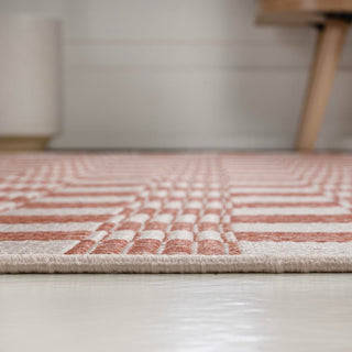 Laurel Traditional Cottage Checkerboard Indoor/Outdoor Area Rug