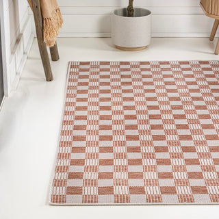 Laurel Traditional Cottage Checkerboard Indoor/Outdoor Area Rug