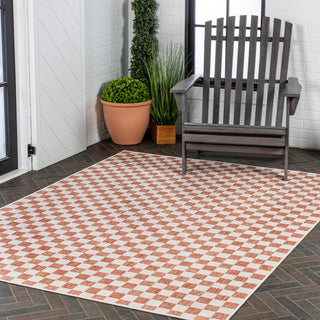 Laurel Traditional Cottage Checkerboard Indoor/Outdoor Area Rug