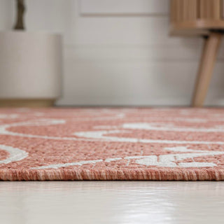 Domani Traditional Classic All-Over Scroll Indoor/Outdoor Area Rug