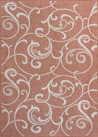 Domani Traditional Classic All-Over Scroll Indoor/Outdoor Area Rug