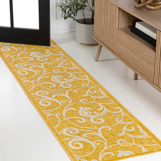 Domani Traditional Classic All-Over Scroll Indoor/Outdoor Area Rug