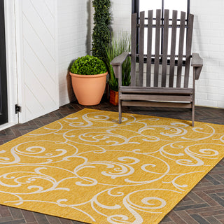 Domani Traditional Classic All-Over Scroll Indoor/Outdoor Area Rug