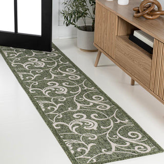 Domani Traditional Classic All-Over Scroll Indoor/Outdoor Area Rug