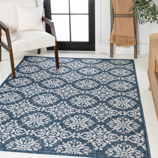 Nexus Traditional Mediterranean Tile Design Indoor/Outdoor Area Rug