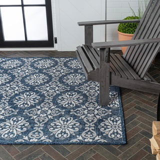 Nexus Traditional Mediterranean Tile Design Indoor/Outdoor Area Rug