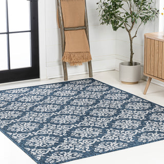 Nexus Traditional Mediterranean Tile Design Indoor/Outdoor Area Rug