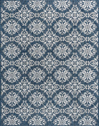 Nexus Traditional Mediterranean Tile Design Indoor/Outdoor Area Rug