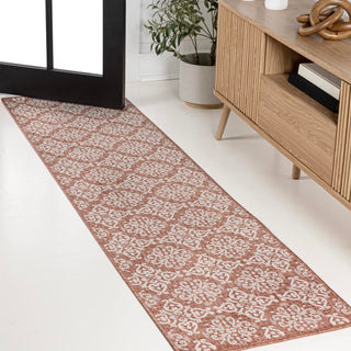 Nexus Traditional Mediterranean Tile Design Indoor/Outdoor Area Rug