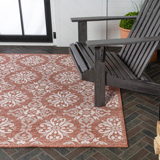 Nexus Traditional Mediterranean Tile Design Indoor/Outdoor Area Rug