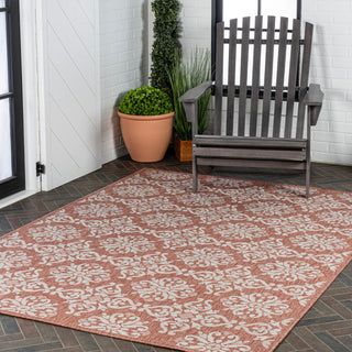 Nexus Traditional Mediterranean Tile Design Indoor/Outdoor Area Rug