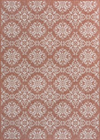 Nexus Traditional Mediterranean Tile Design Indoor/Outdoor Area Rug