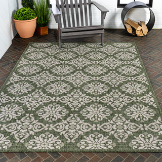 Nexus Traditional Mediterranean Tile Design Indoor/Outdoor Area Rug