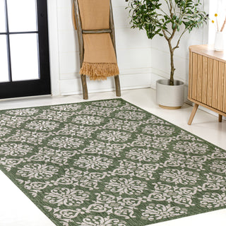 Nexus Traditional Mediterranean Tile Design Indoor/Outdoor Area Rug