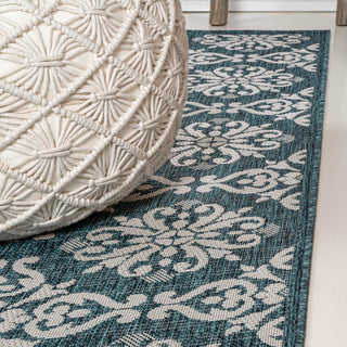 Nexus Traditional Mediterranean Tile Design Indoor/Outdoor Area Rug