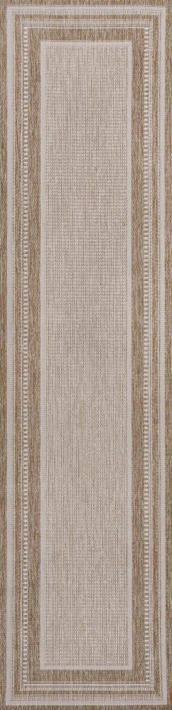 Woollen Classic Casual Border Stripe Indoor/Outdoor Area Rug