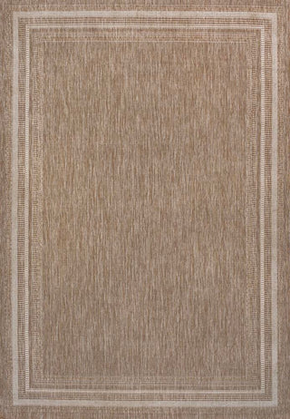 Barclay Traditional Casual Pinstripe Border Indoor/Outdoor Area Rug