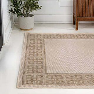 Lovina Classic Geometric Border Indoor/Outdoor Area Rug