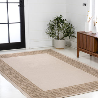 Lovina Classic Geometric Border Indoor/Outdoor Area Rug