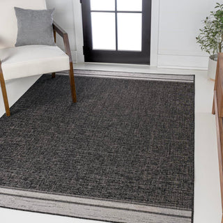 Zuri Modern Minimalist Mingled Indoor/Outdoor Area Rug